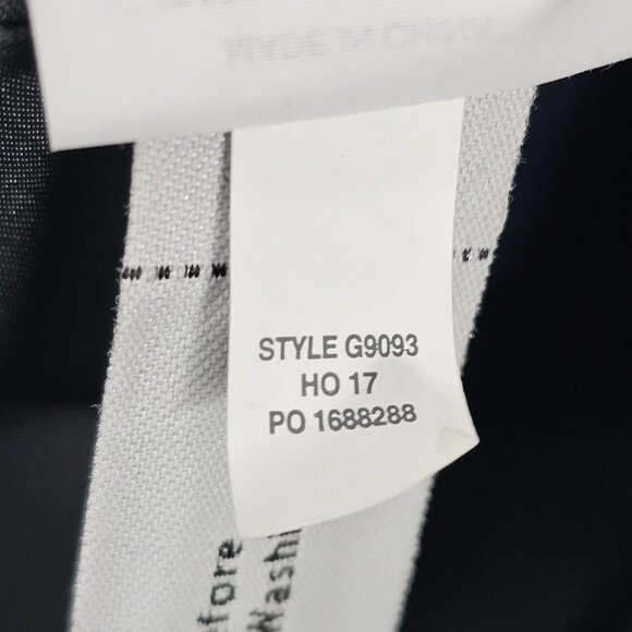 J.Crew‎ Womens 2 Italian Wool Hooded Tailored Coat Black Lined Gold Accents Warm - Picture 12 of 15